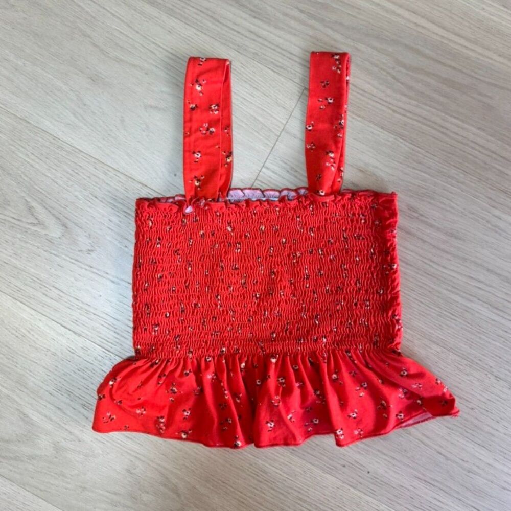 UO Ruched Babydoll Top - Picture 2 of 3